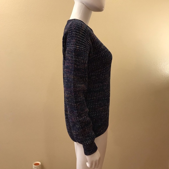 Gap Sweater NEW Womens Size XS Extra Small Northern Lights Blue Cotton Pullover - Picture 9 of 14